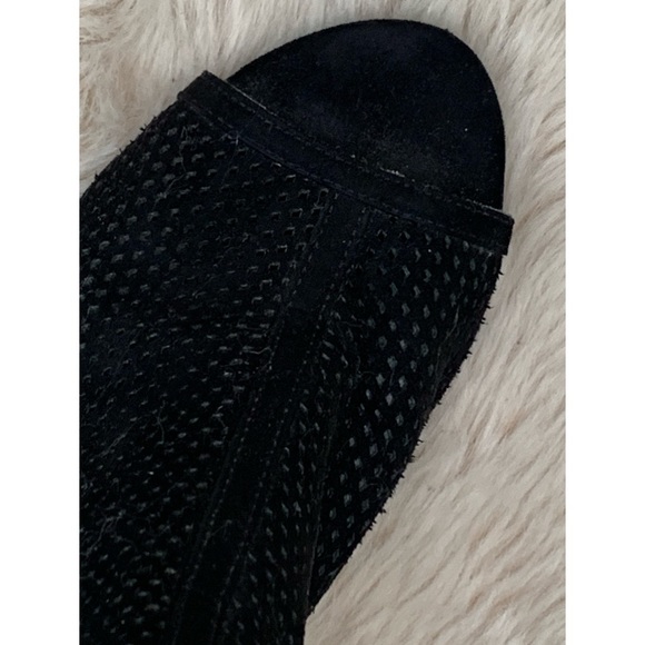 Unisa Black Chunky Heel Open toe buckle size 7.5 - Picture 12 of 12